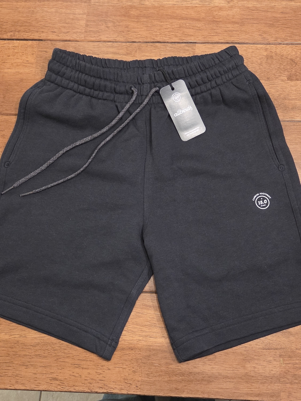 allbirds Men’s Black Athletic Drawstring Shorts NWT Size XS